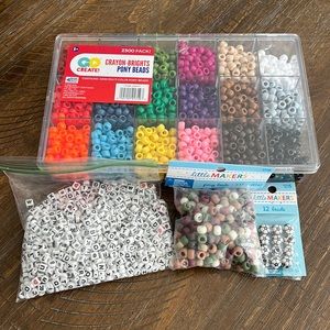 Bundle of jewelry making beads